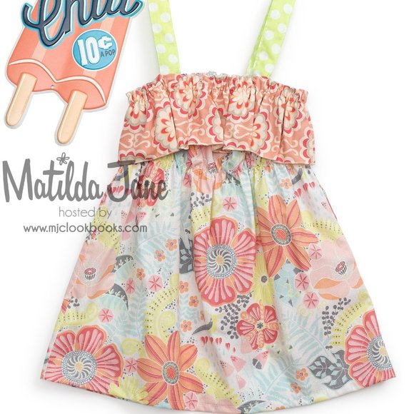 Matilda Jane Platinum Size 8 Key West Flouncy Anna Top EUC Floral Tank #3017 - Picture 2 of 7